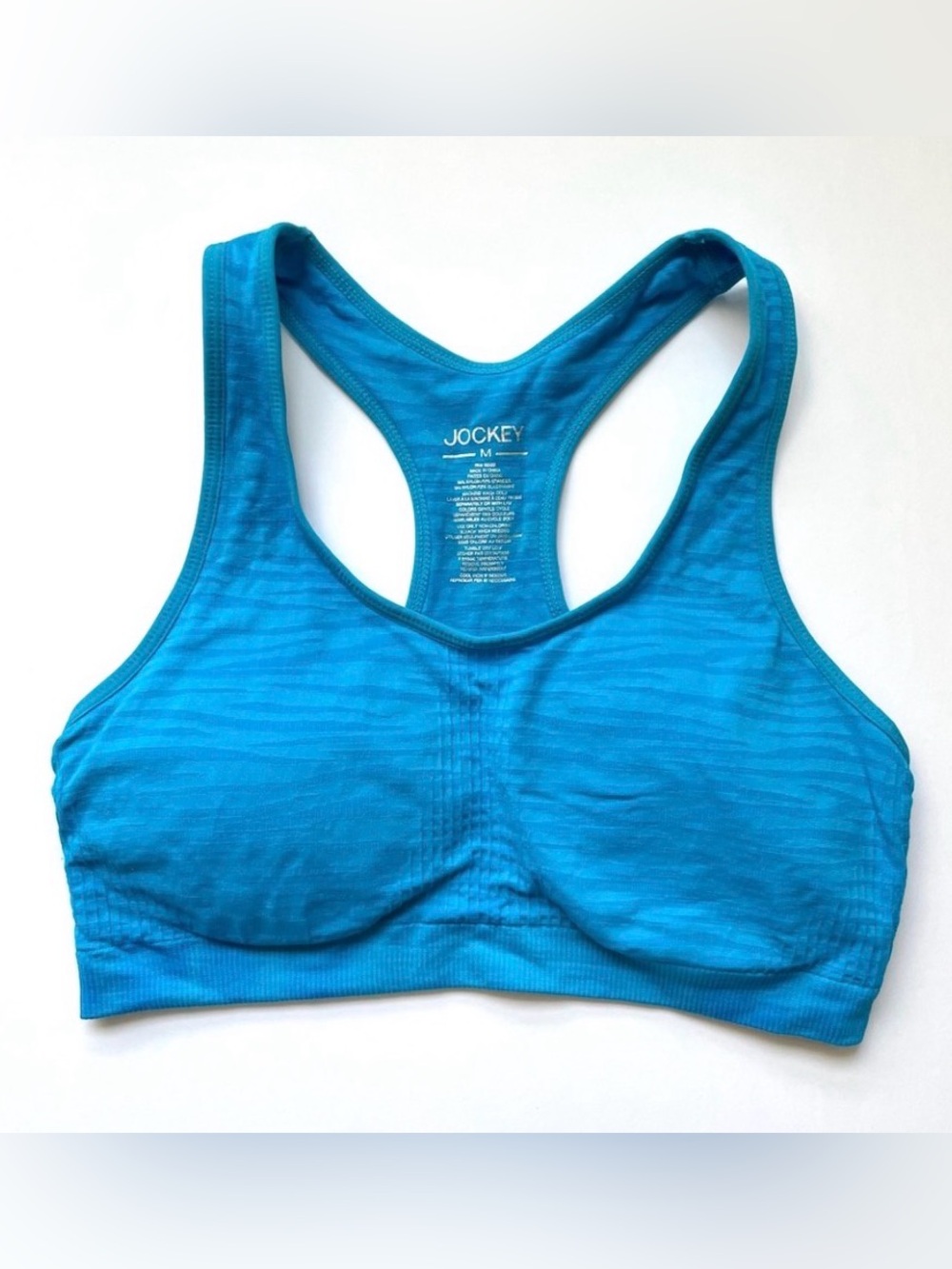 Blue Basic Sports Bra - Size M NWOT